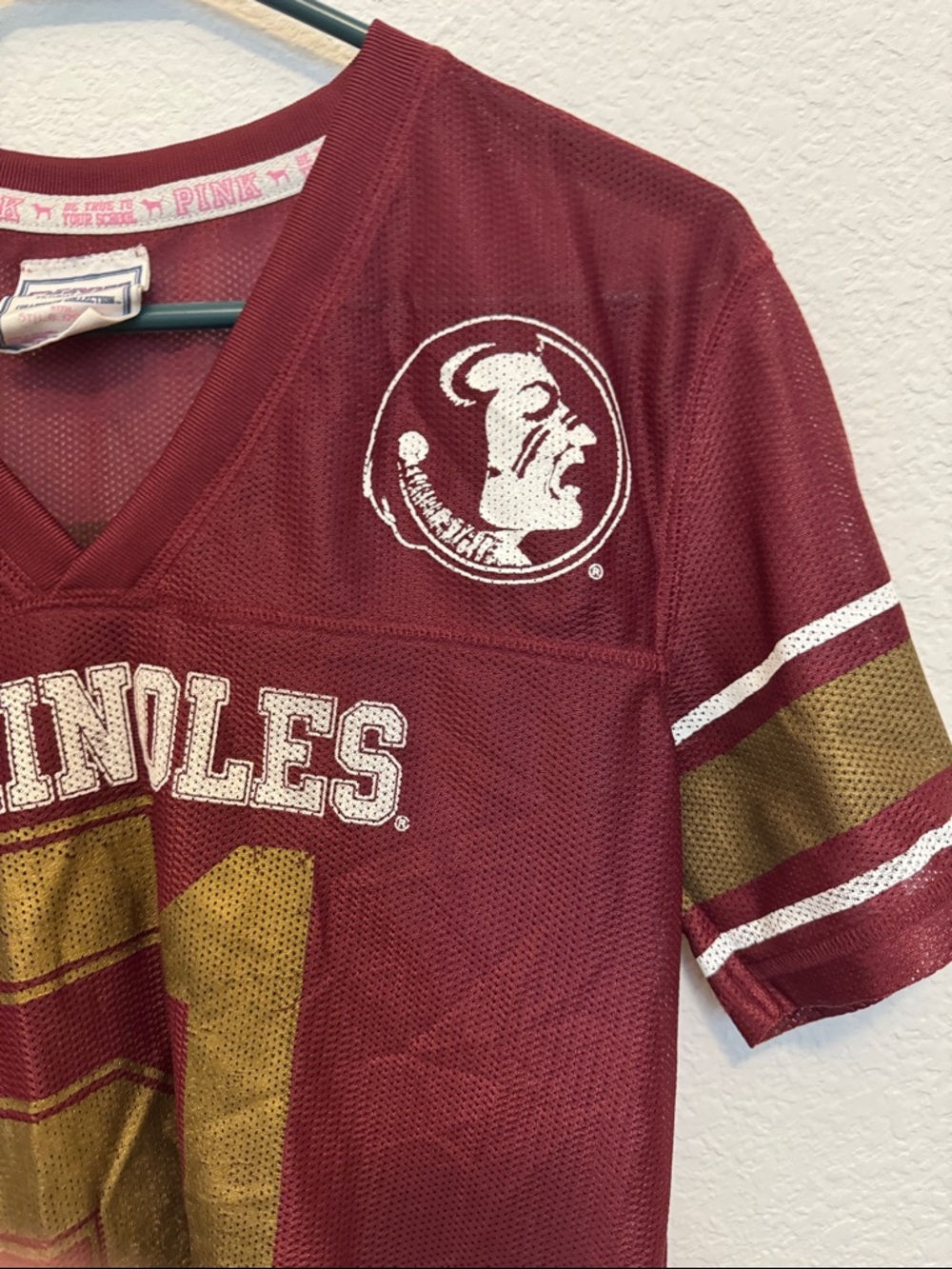 PINK Victoria's Secret FSU Seminoles Jersey - Picture 4 of 8
